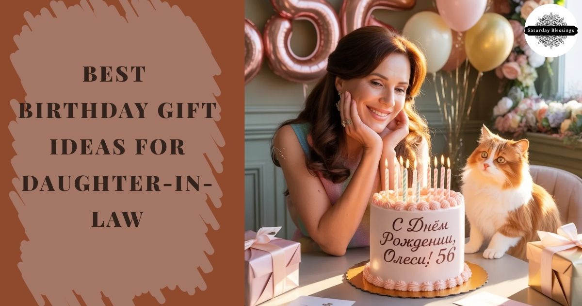 Best Birthday Gift Ideas for Daughter-in-Law