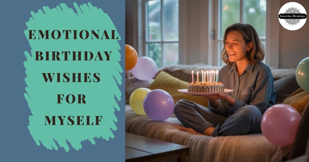 Emotional Birthday Wishes for Myself