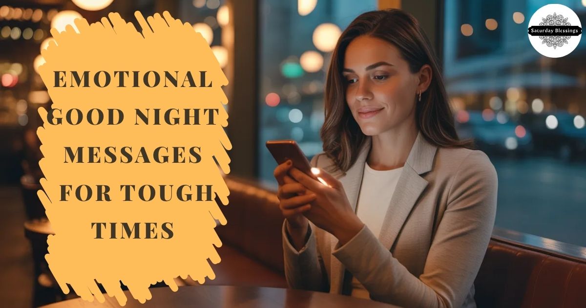 Emotional Good Night Messages for Tough Times