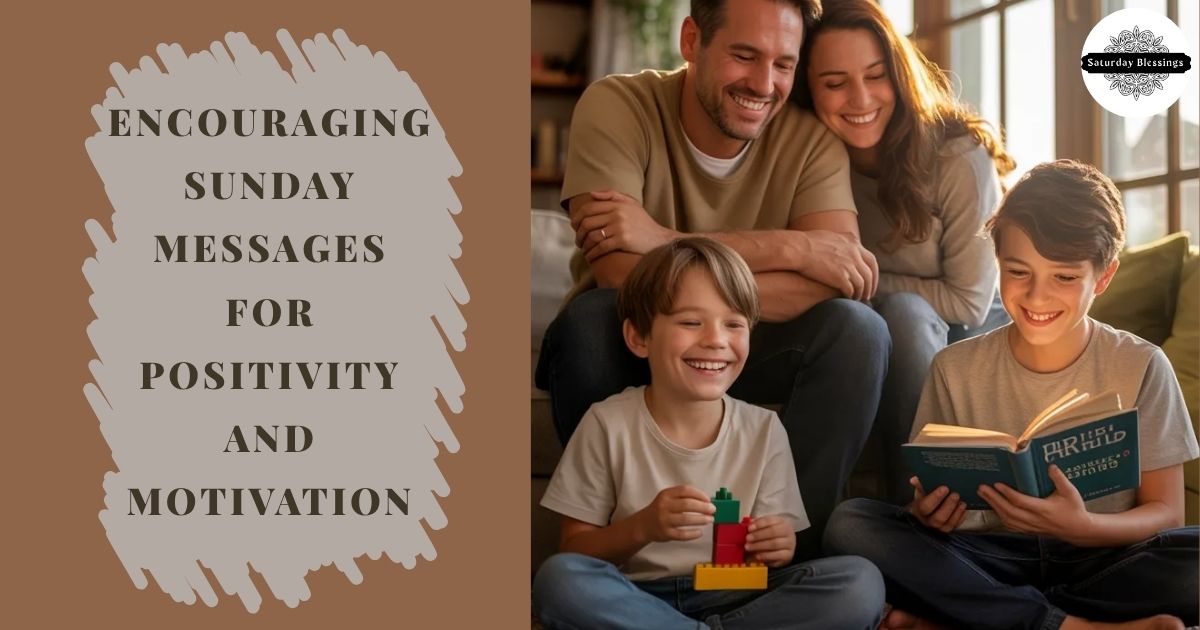Encouraging Sunday Messages for Positivity and Motivation