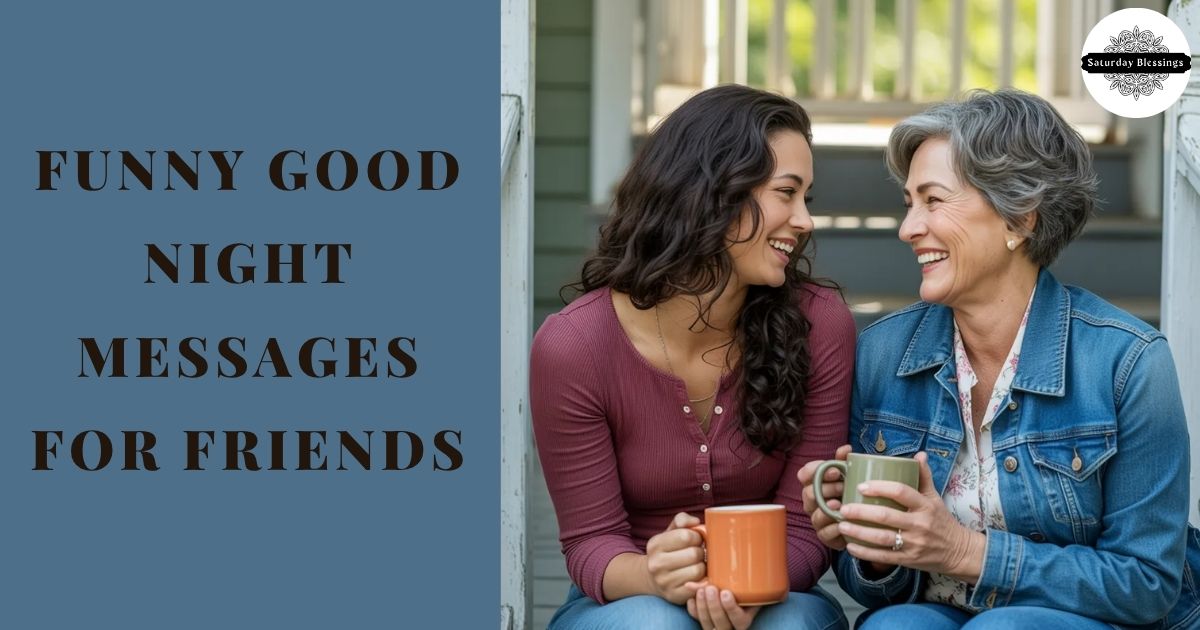 Funny Good Night Messages for Friends