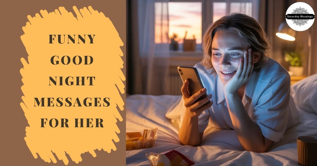 Funny Good Night Messages for Her