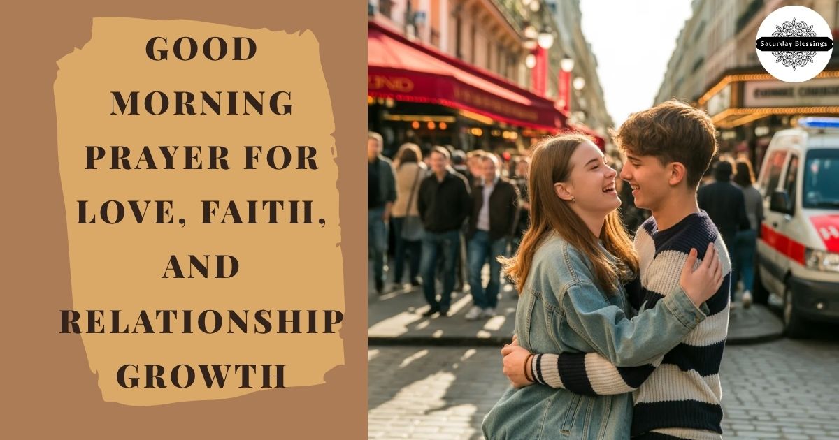 Good Morning Prayer for Love, Faith, and Relationship Growth