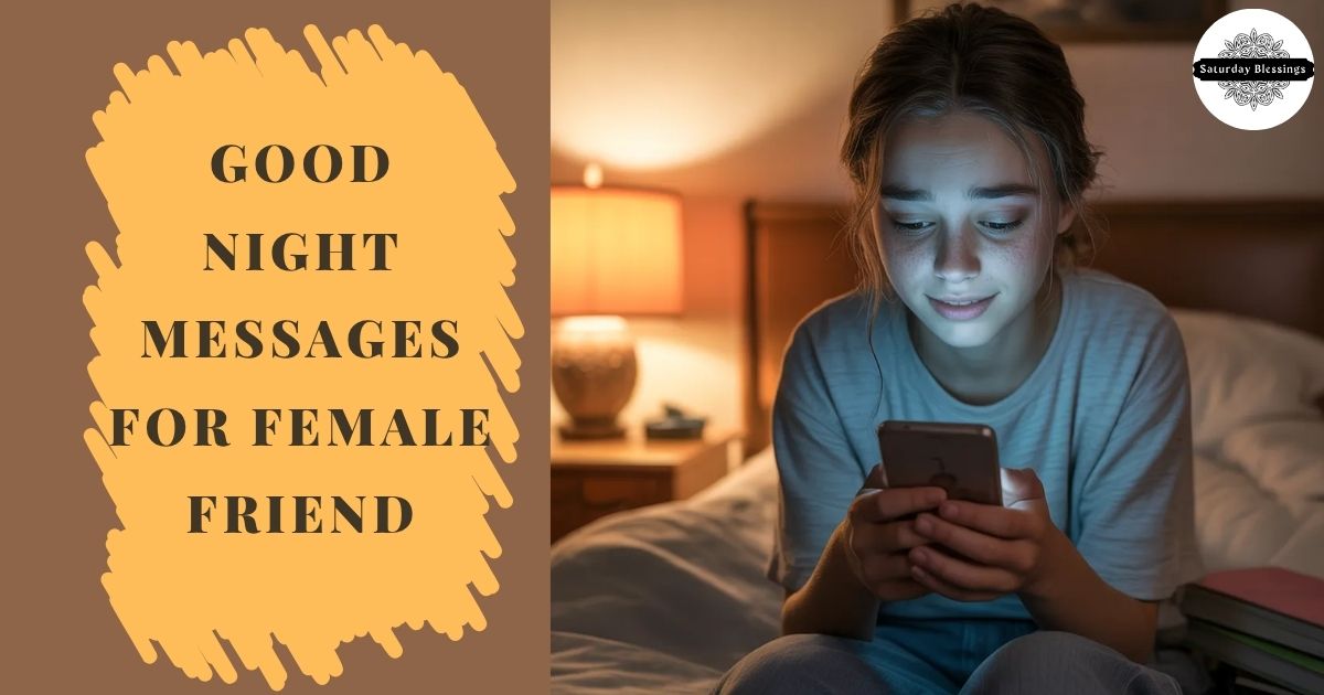 Good Night Messages for Female Friend