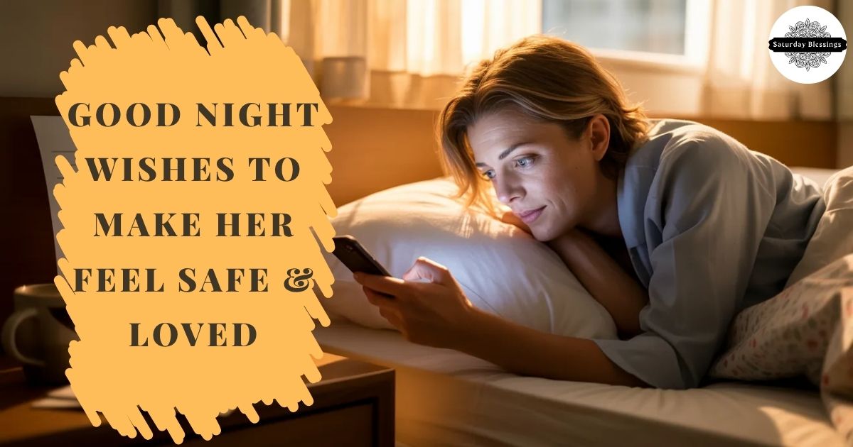 Good Night Wishes to Make Her Feel Safe & Loved