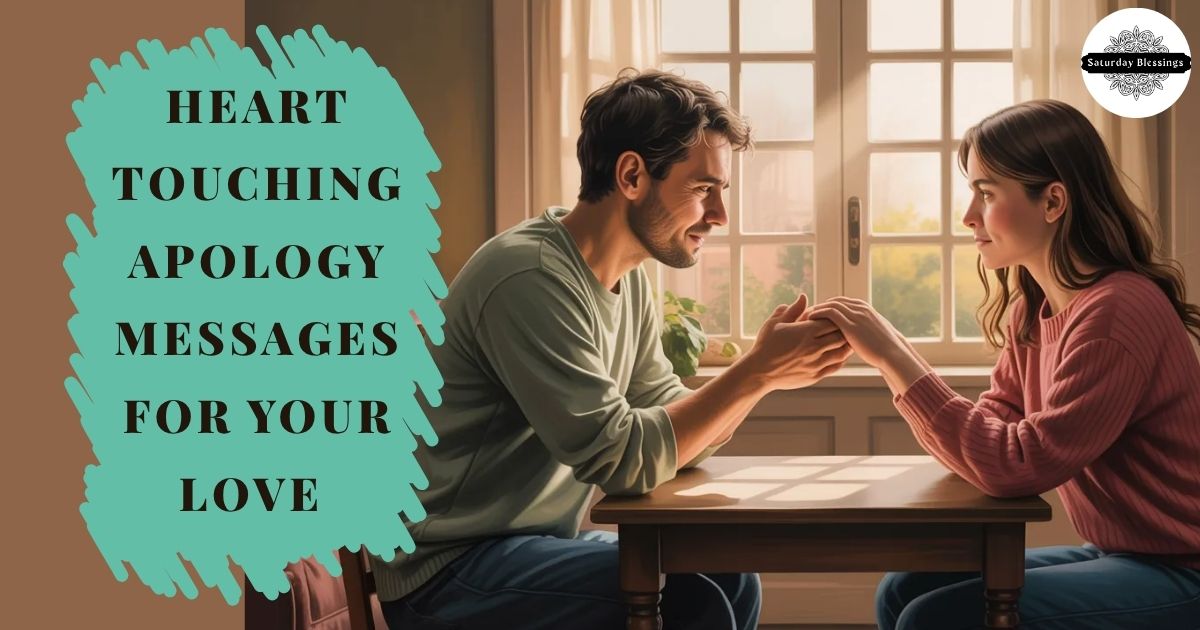 Heart Touching Apology Messages for Your Love