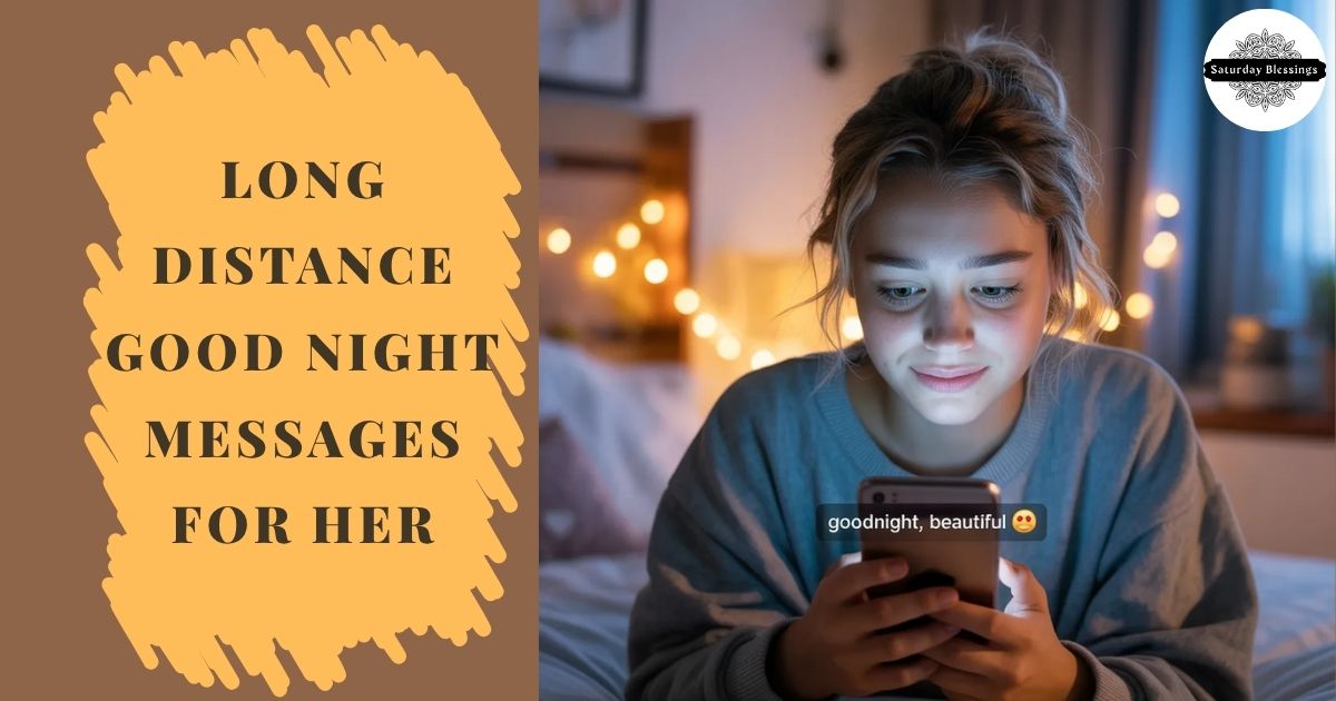 Long Distance Good Night Messages for Her