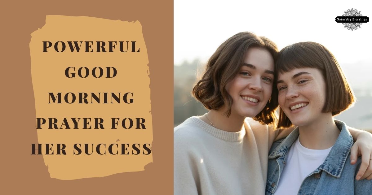 Powerful Good Morning Prayer for Her Success