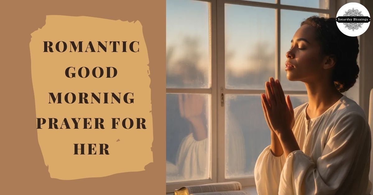 Romantic Good Morning Prayer for Her