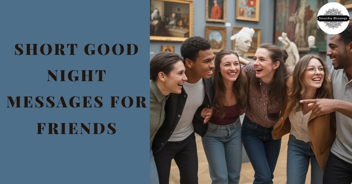 Short Good Night Messages for Friends