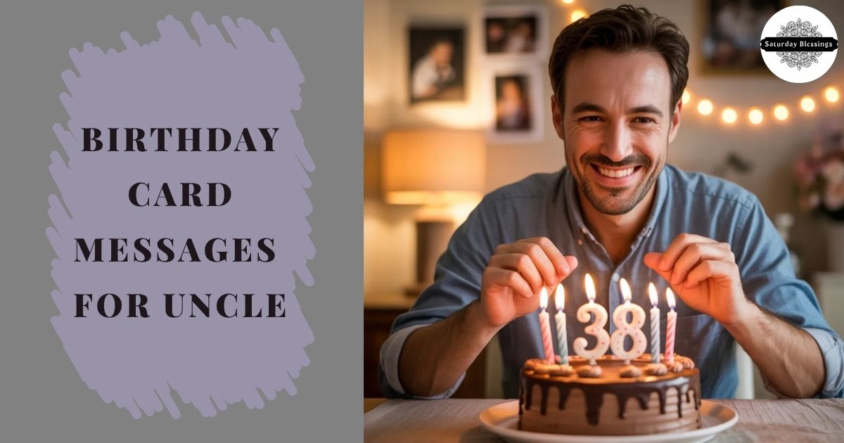 Birthday Card Messages for Uncle