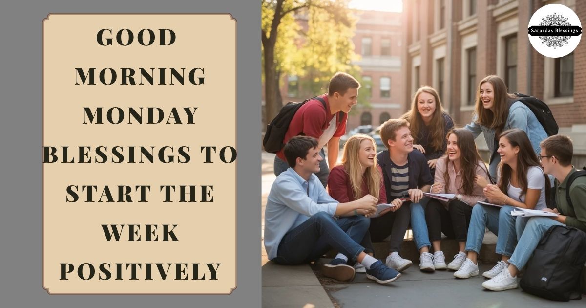 Good Morning Monday Blessings to Start the Week Positively