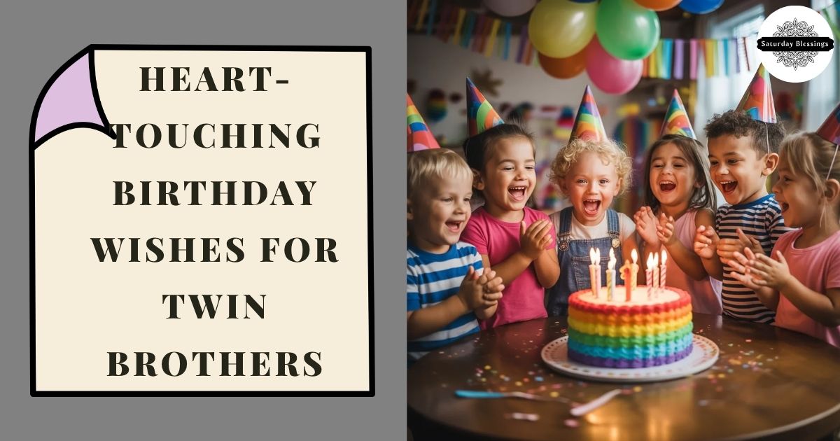 Heart-Touching Birthday Wishes for Twin Brothers
