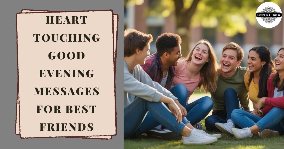 Heart Touching Good Evening Messages for Best Friends