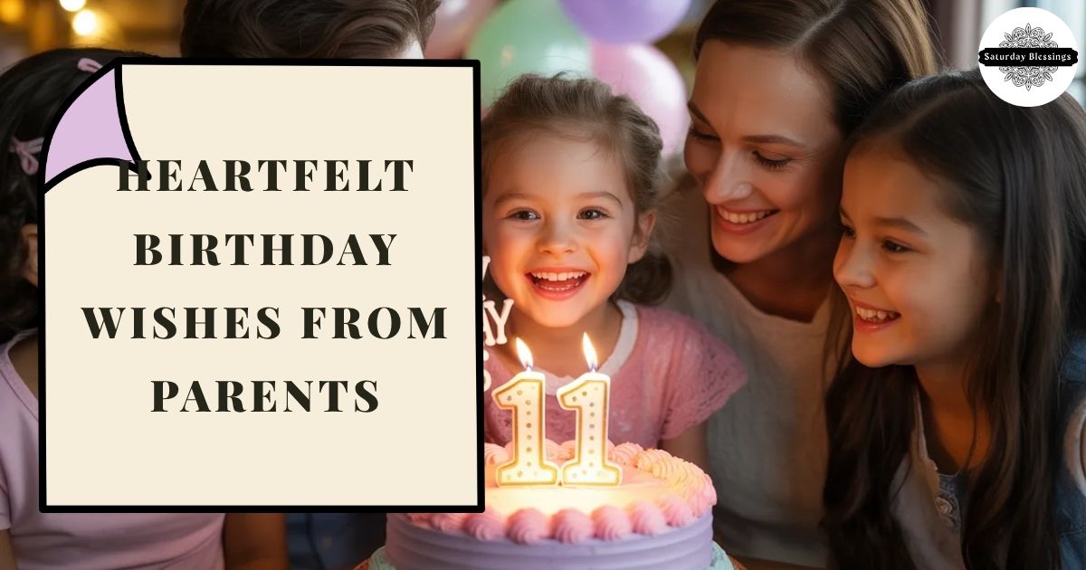 Heartfelt Birthday Wishes from Parents