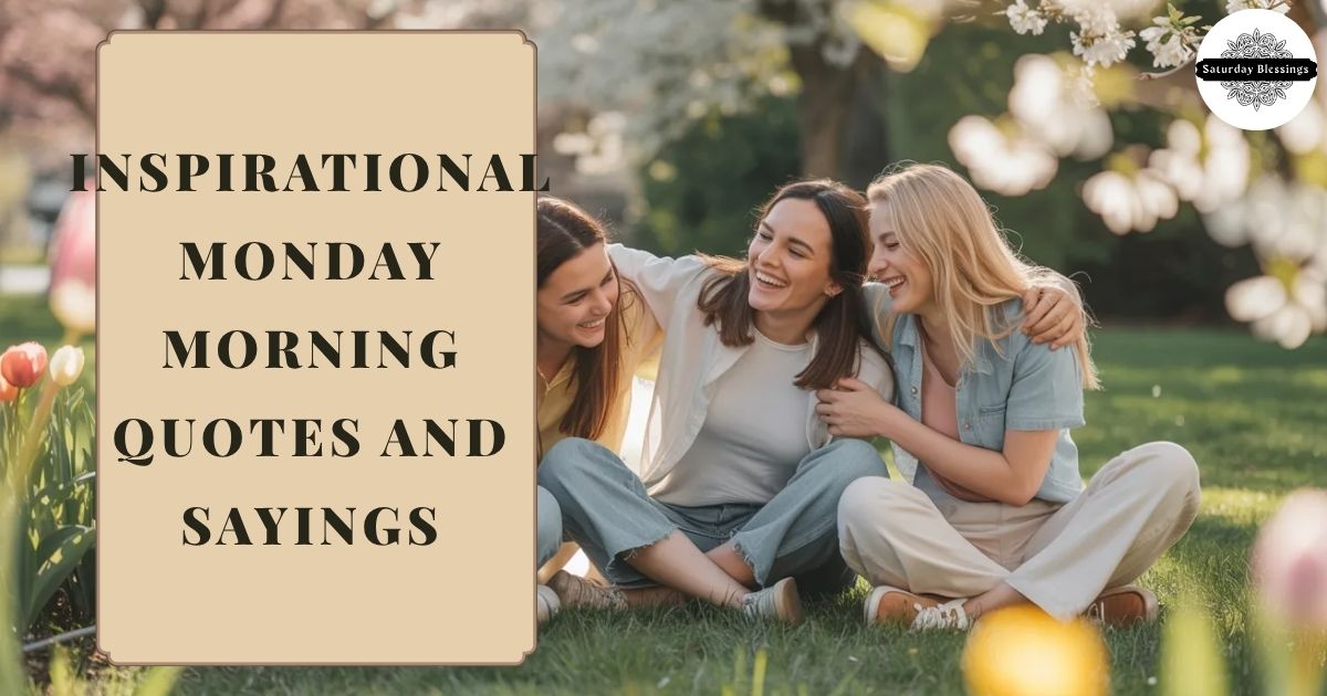 Inspirational Monday Morning Quotes and Sayings