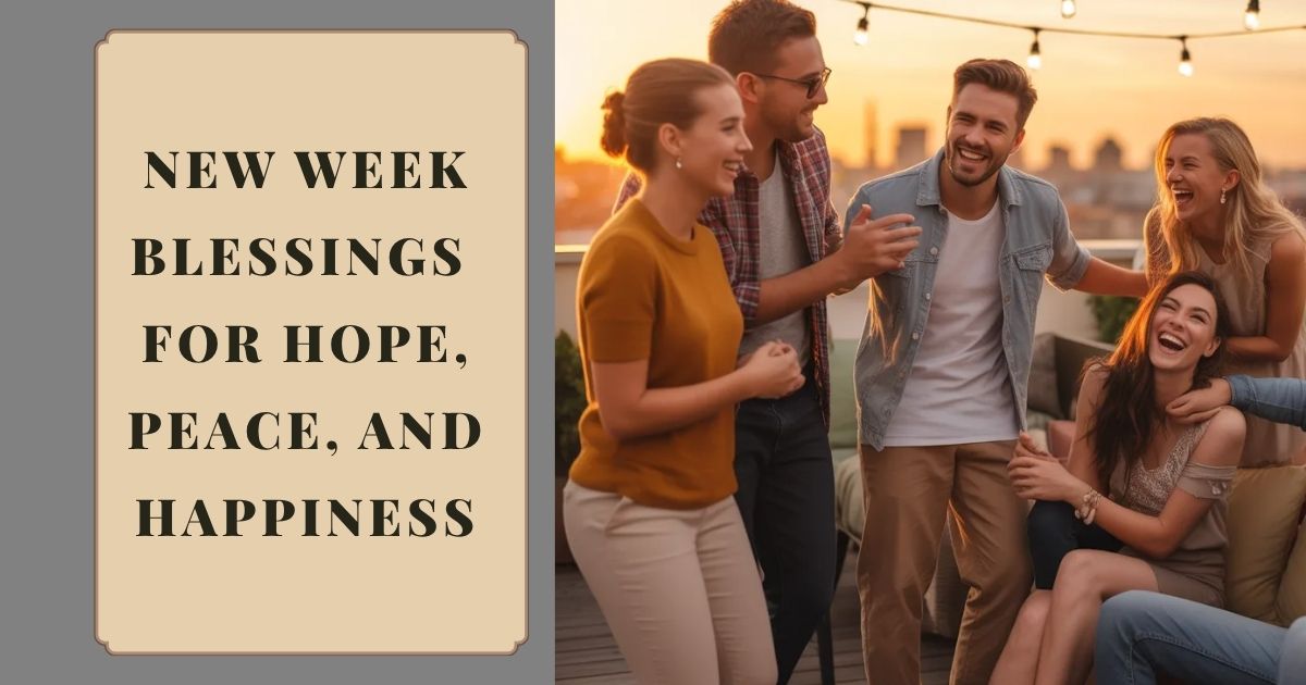 New Week Blessings for Hope, Peace, and Happiness