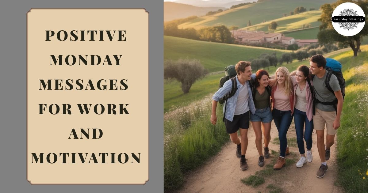 Positive Monday Messages for Work and Motivation
