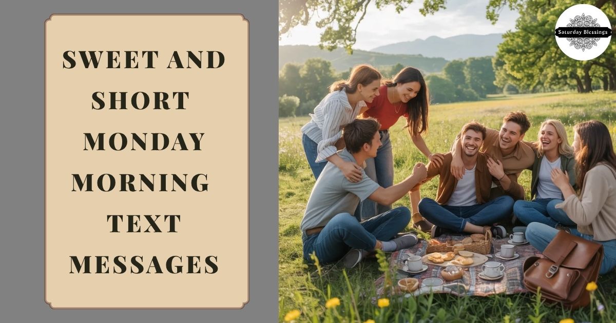 Sweet and Short Monday Morning Text Messages
