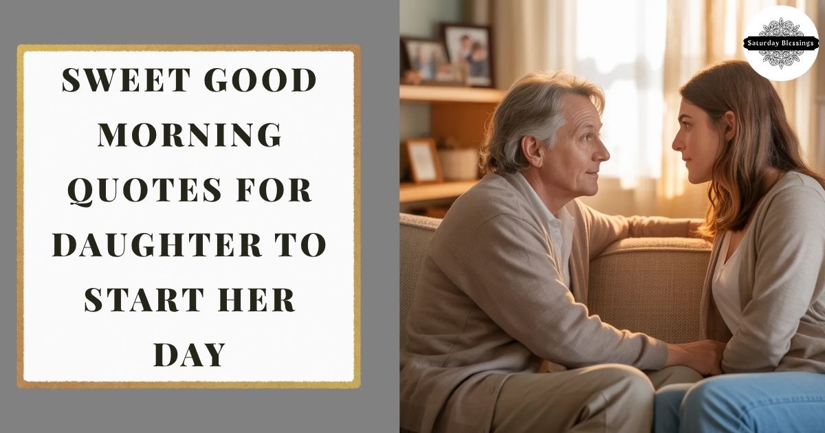 Sweet Good Morning Quotes for Daughter to Start Her Day
