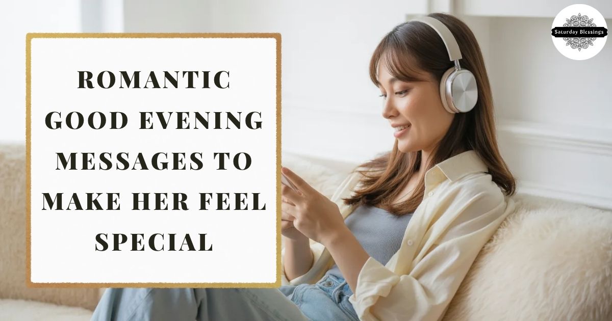 Romantic Good Evening Messages to Make Her Feel Special